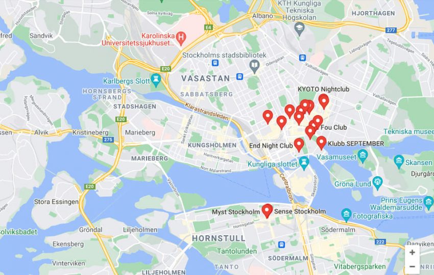 Nattklubbar i Stockholm